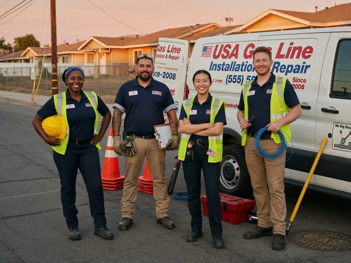 Gas Line Installation company in Eggleston, VA
